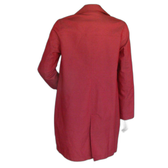 OLD NAVY Maternity Coat, M, Trench, Dusty red, Pockets, Buttons - Picture 8 of 11